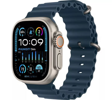 Apple Watch Ultra 2 GPS + Cellular Titanium 49MM Blue Ocean Band - Very Good